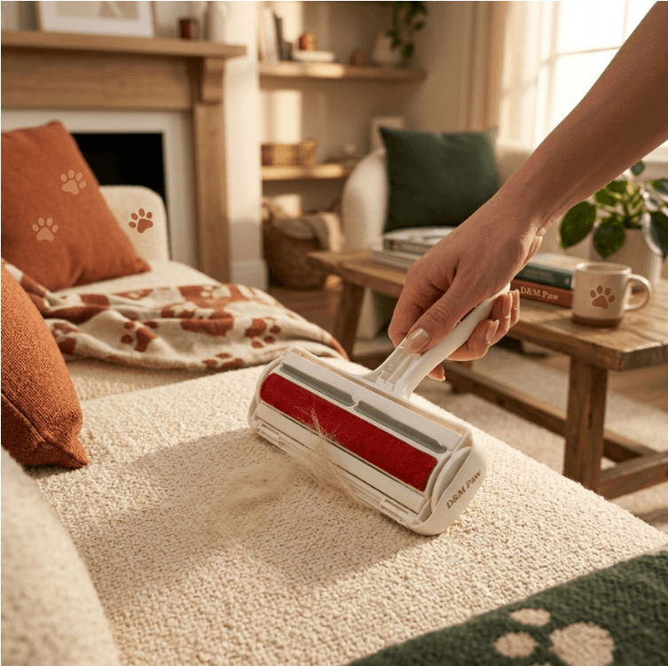 Self-Cleaning Hair Roller