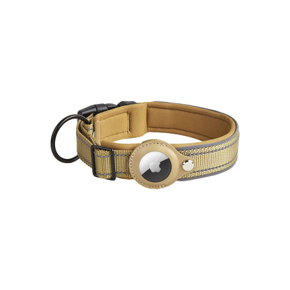 Tracker collar for AirTag, holder detail