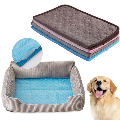 Dog Cooling Mats Foldable Pet Cooling Mats Dog Sleeping Mats Dog Cooling Pads Dog Bed Mats Cat Bed Mats Cats Cooling Pad Cool Self Cooling Mat Pet Summer Cooling Mat Sleeping Pad