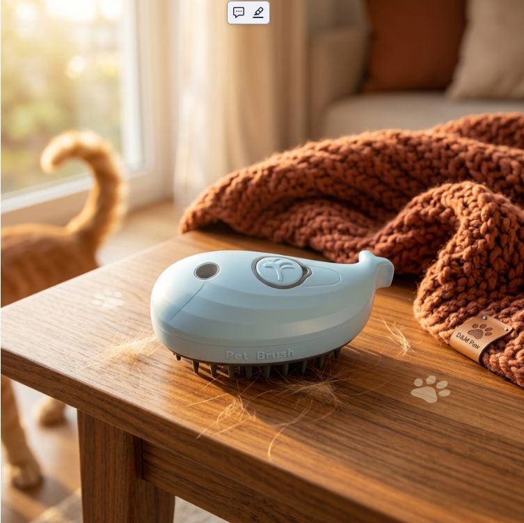 Electric Steam Grooming Brush