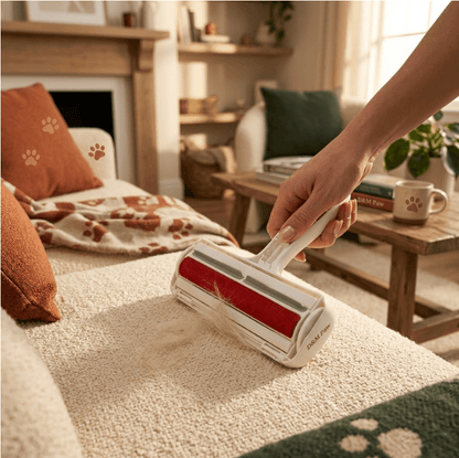 Self-Cleaning Hair Roller