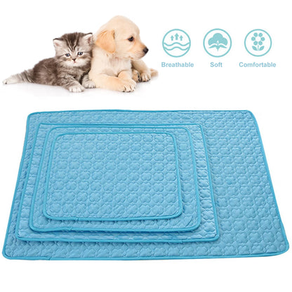 Dog Cooling Mats Foldable Pet Cooling Mats Dog Sleeping Mats Dog Cooling Pads Dog Bed Mats Cat Bed Mats Cats Cooling Pad Cool Self Cooling Mat Pet Summer Cooling Mat Sleeping Pad