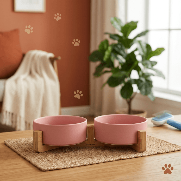 Oblique Mouth Pet Bowl