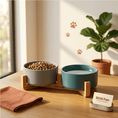 Oblique Mouth Pet Bowl