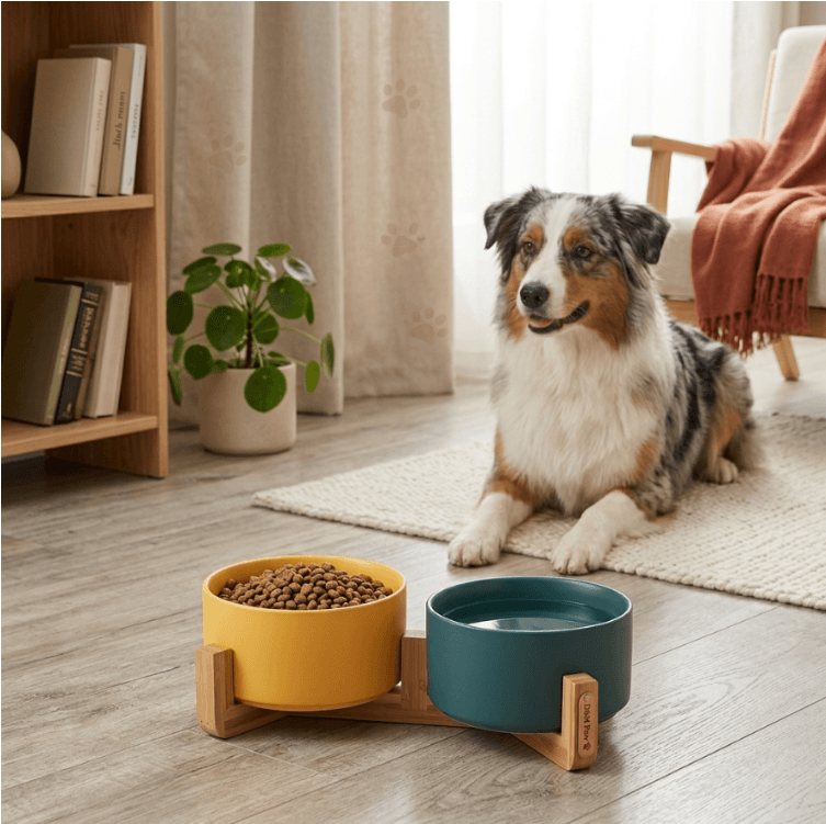 Oblique Mouth Pet Bowl