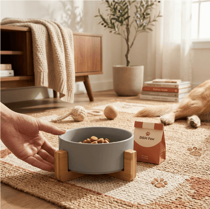Oblique Mouth Pet Bowl