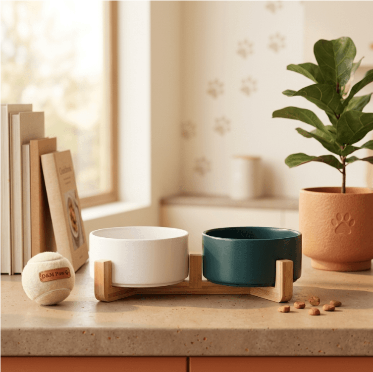 Oblique Mouth Pet Bowl