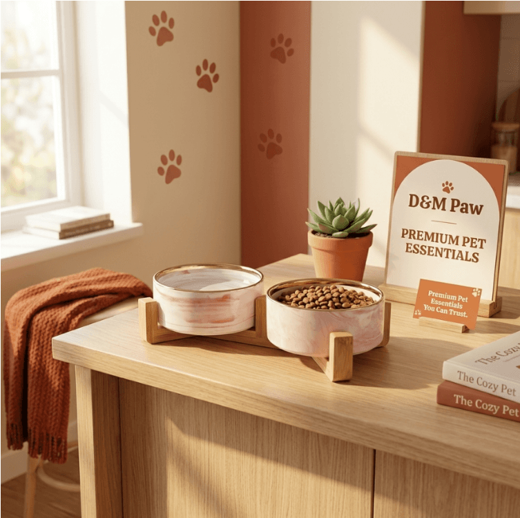 Oblique Mouth Pet Bowl