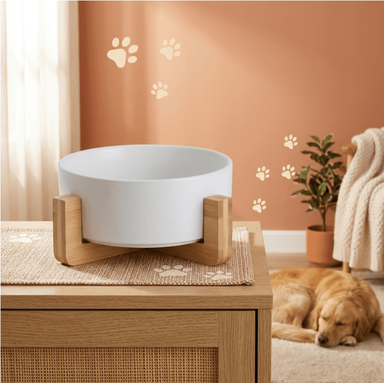 Oblique Mouth Pet Bowl