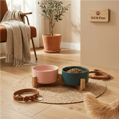 Oblique Mouth Pet Bowl
